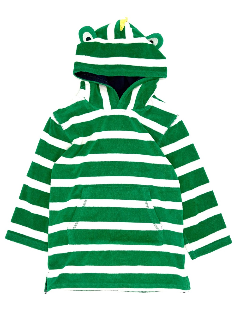 GUC Mini Boden Hooded Frog / Lizard Terrycloth Pool Swim Coverup in Green 6-7